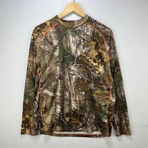 Vintage Realtree Camo Long Sleeve Shirt XL Y2K